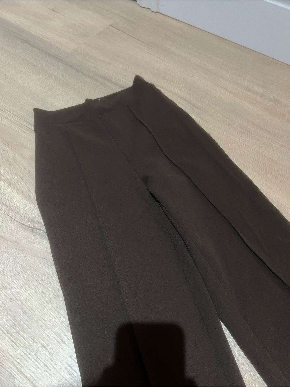 Forever 21 Straight-Leg Dress Pants - Brown
